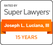 Super Lawyers - Joseph L. Luciana, III Badge - 15 Years