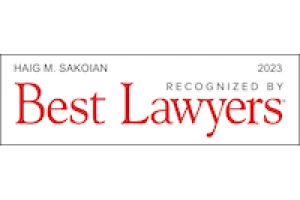 Haig M. Sakoian 2023 Recognized by Best Lawyers